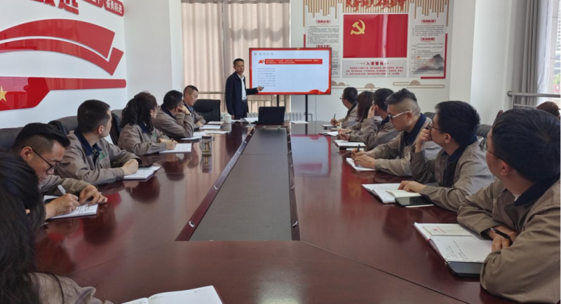 恪守&ldquo;六大紀(jì)律&rdquo; 筑牢思想根基&mdash;&mdash;集團(tuán)黨委委員、紀(jì)委書記赴朝物開投公司黨支部講授專題黨課