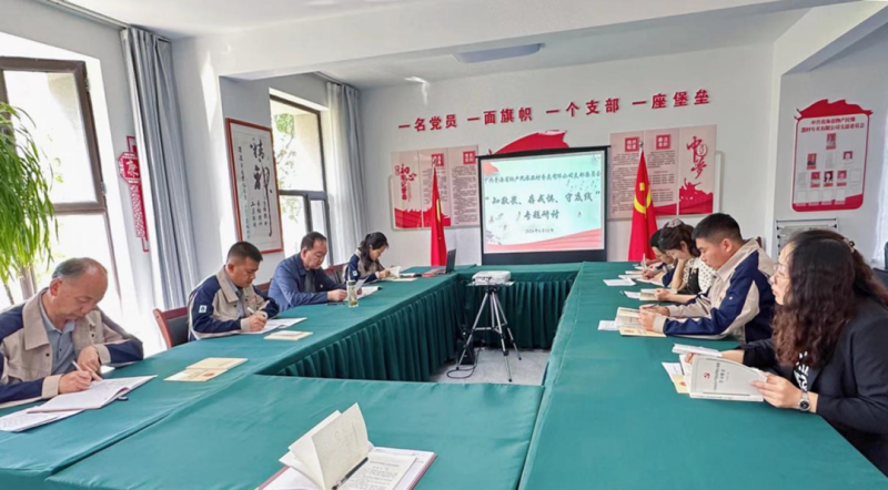民爆公司黨支部開(kāi)展&ldquo;知敬畏、存戒懼、守底線&rdquo; 專題研討