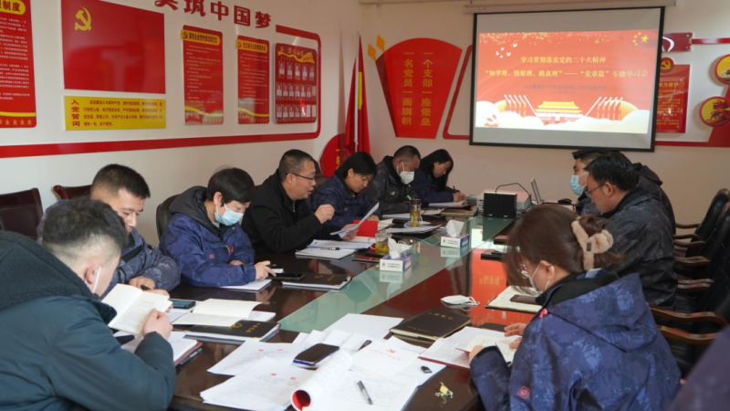 物產(chǎn)汽貿(mào)黨支部召開&ldquo;知學理、悟原理、踐真理&rdquo; &mdash;&mdash;黨章篇&rdquo;專題學習會